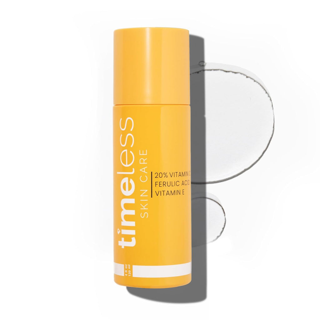 Timeless 20% Vitamin C + E Ferulic Acid Serum, Antioxidant, 4 fl oz