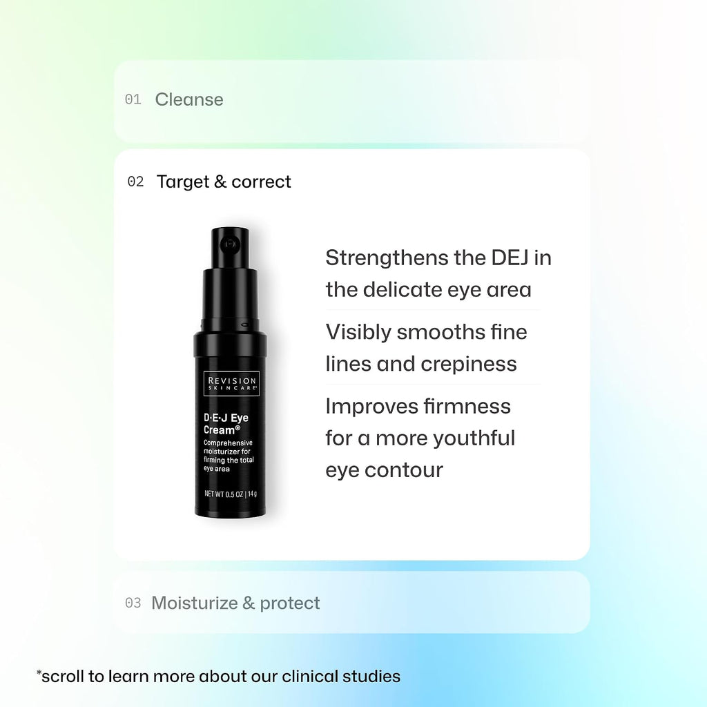 Revision Skincare D·E·J Eye Cream® Eye Cream for Fine Lines, 0.25 oz
