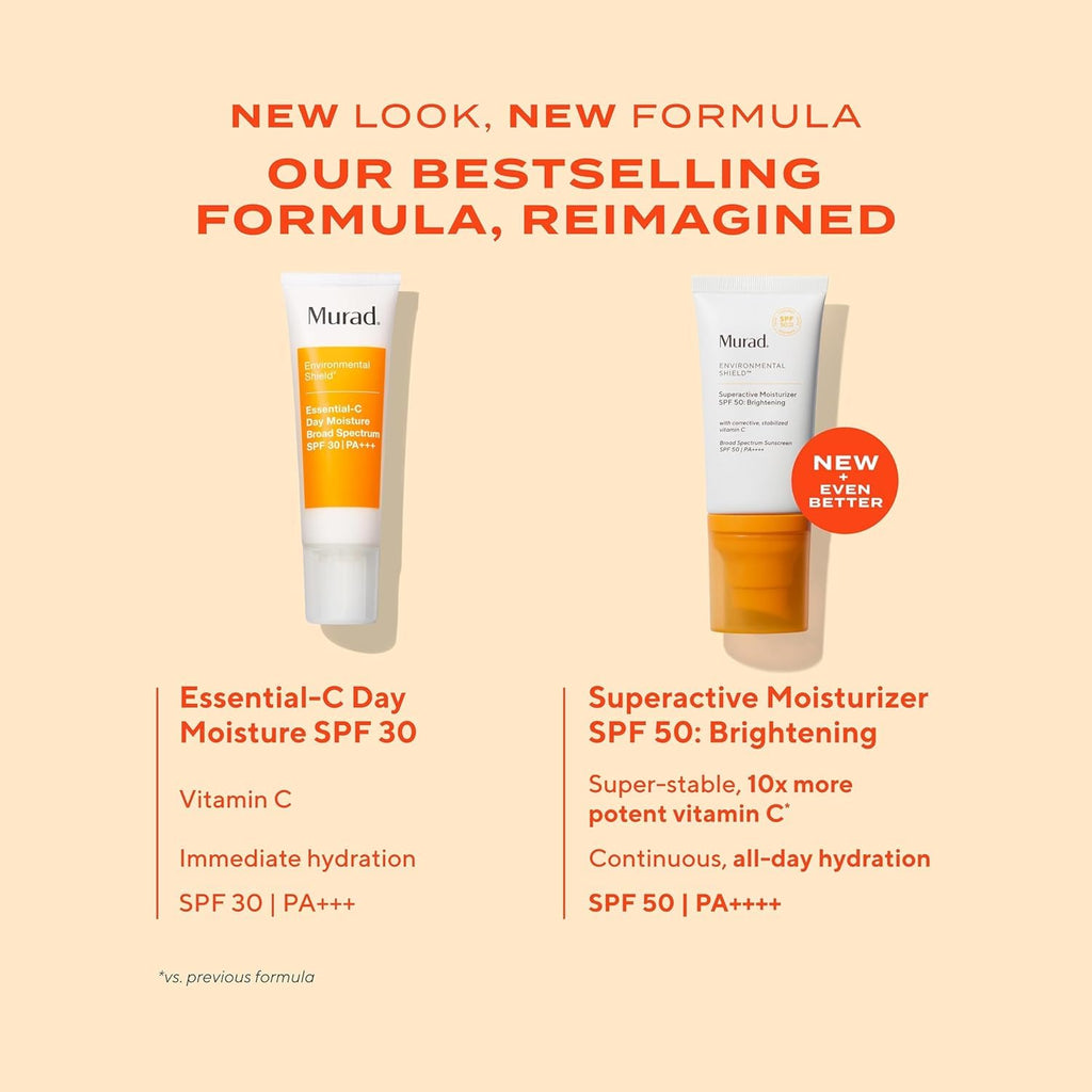 Murad Superactive Brightening Moisturizer SPF 50 - Vitamin C - 1.7 Fl Oz