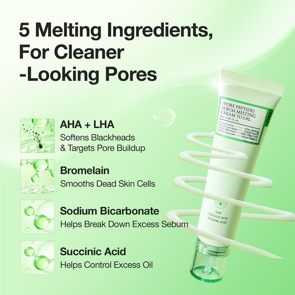FULLY Pore Peptide Sebum Melting Cream to Oil Peeling Gel for Blackhead