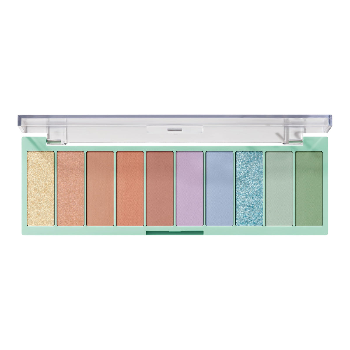e.l.f. Perfect 10 Eyeshadow Palette, Ten Ultra-pigmented Blue & Purple Metallic Shades, Blendable Formula, Vegan & Cruelty-Free, Intergalactic