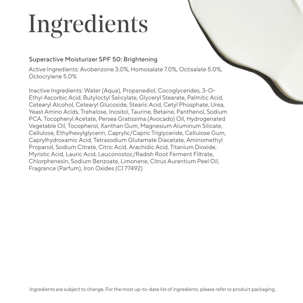 Murad Superactive Brightening Moisturizer SPF 50 - Vitamin C - 1.7 Fl Oz