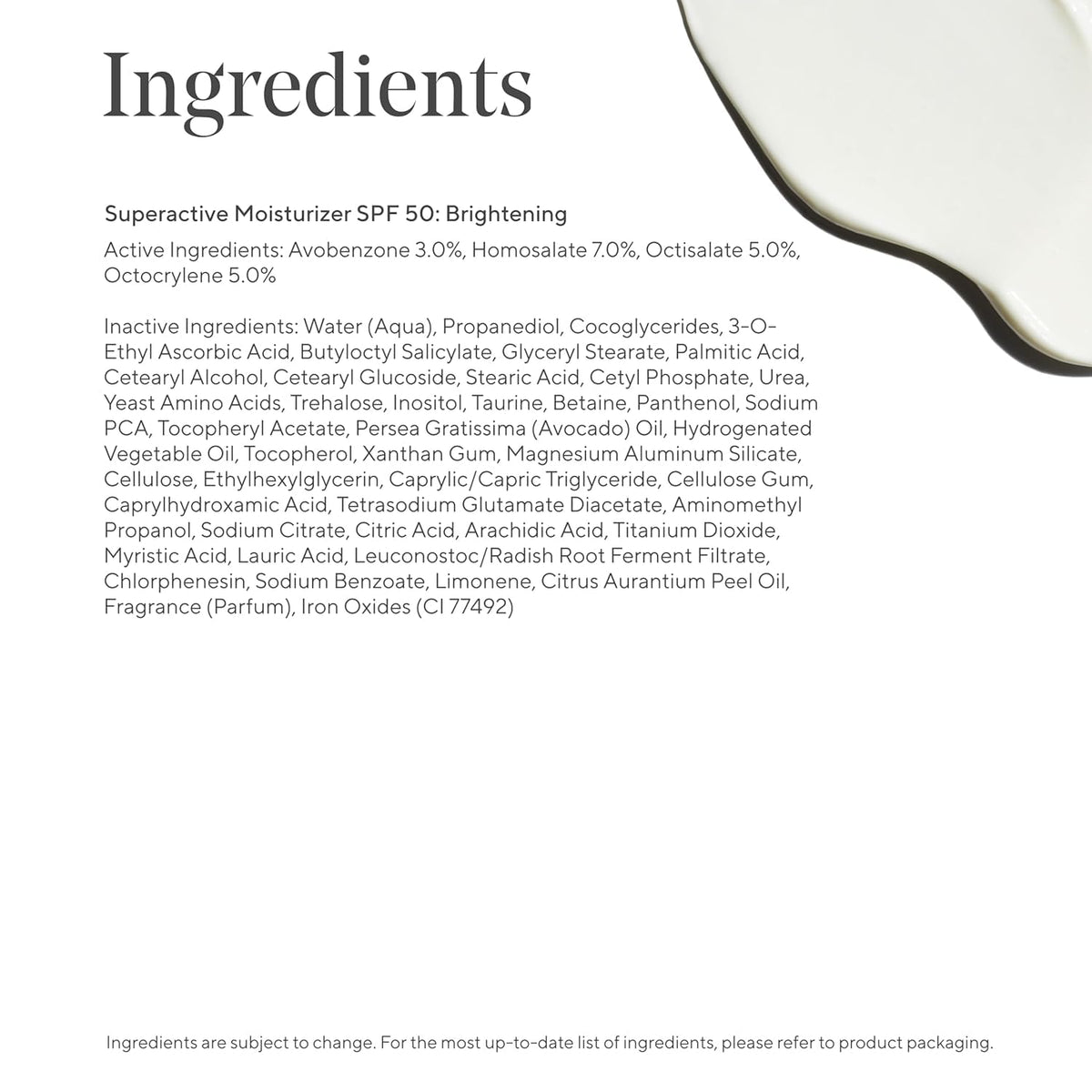 Murad Superactive Brightening Moisturizer SPF 50 - Vitamin C - 1.7 Fl Oz