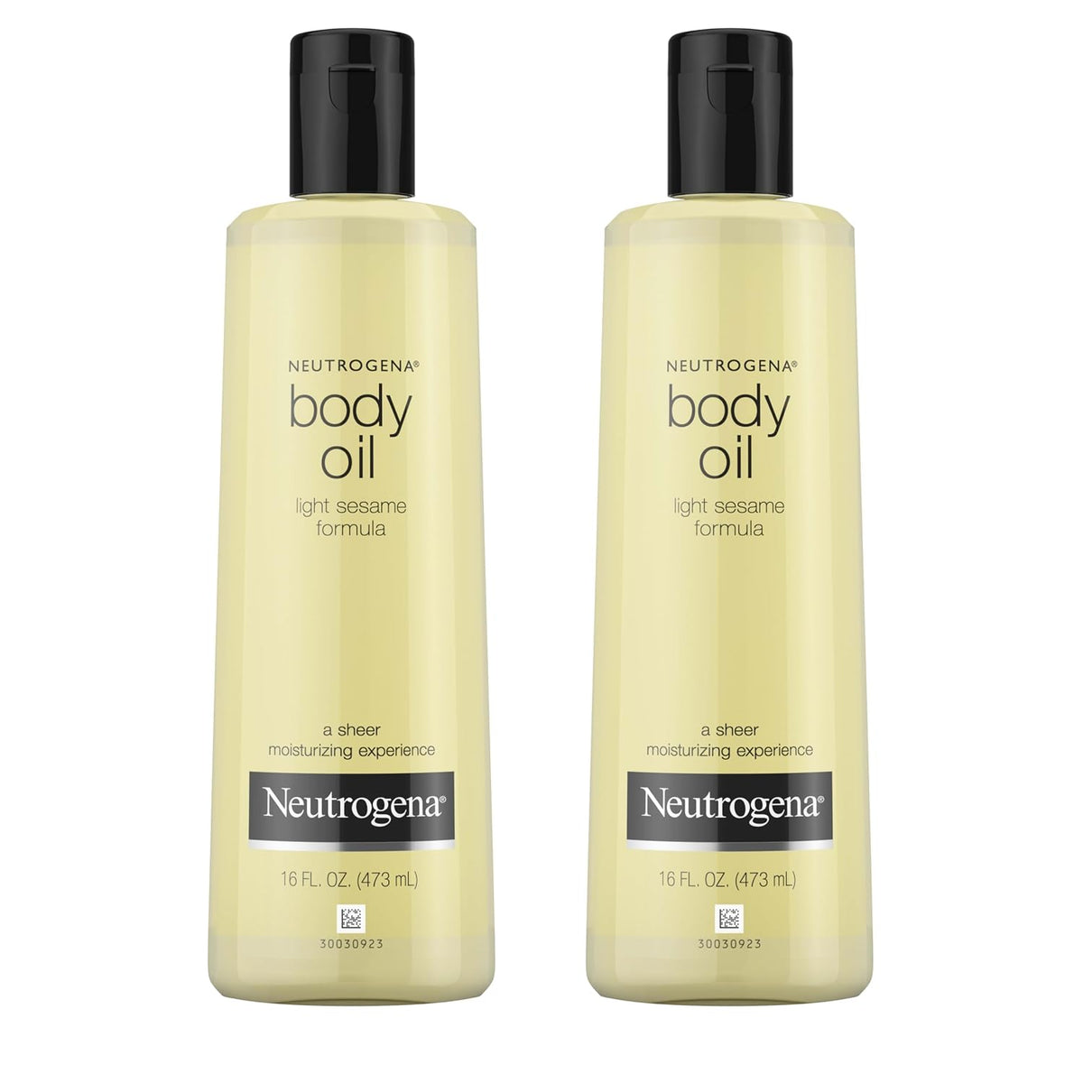 Neutrogena Body Oil Light Sesame Formula, Twin Pack, 16 fl oz