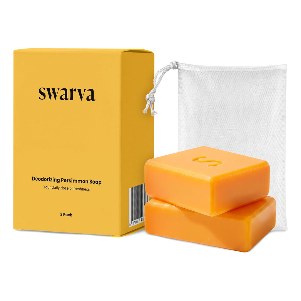 Japanese Persimmon Soap for Old People Smell, 2 Pack