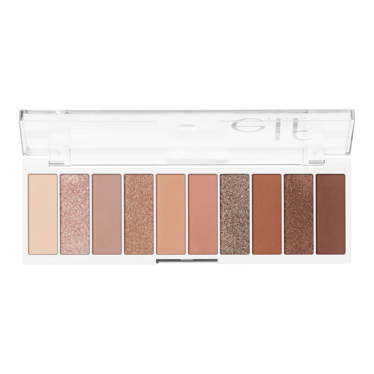 e.l.f. Perfect 10 Eyeshadow Palette, Ten Ultra-pigmented Blue & Purple Metallic Shades, Blendable Formula, Vegan & Cruelty-Free, Intergalactic