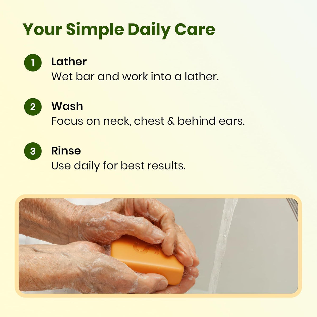 Japanese Persimmon Soap for Old People Smell, 2 Pack