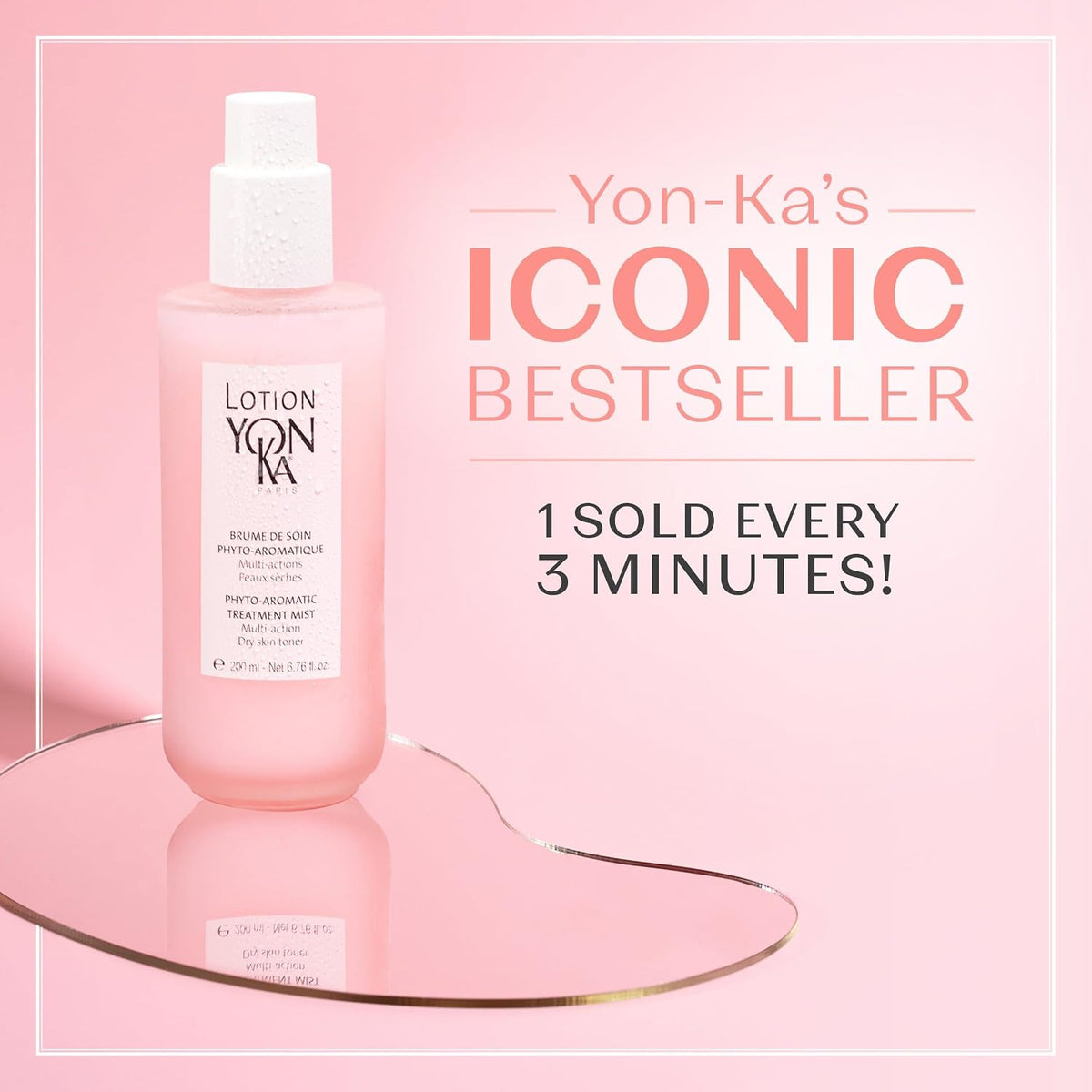 YON-KA Paris Lotion PS Hydrating Toner Face Mist for Dry, Sensitive Skin