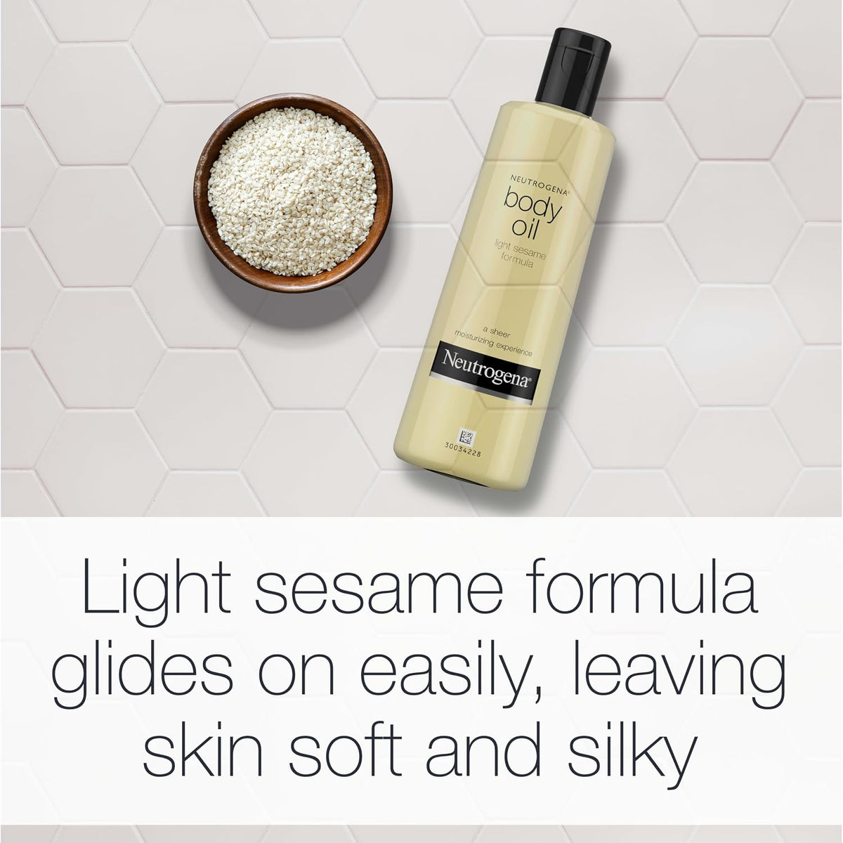 Neutrogena Body Oil Light Sesame Formula, Twin Pack, 16 fl oz