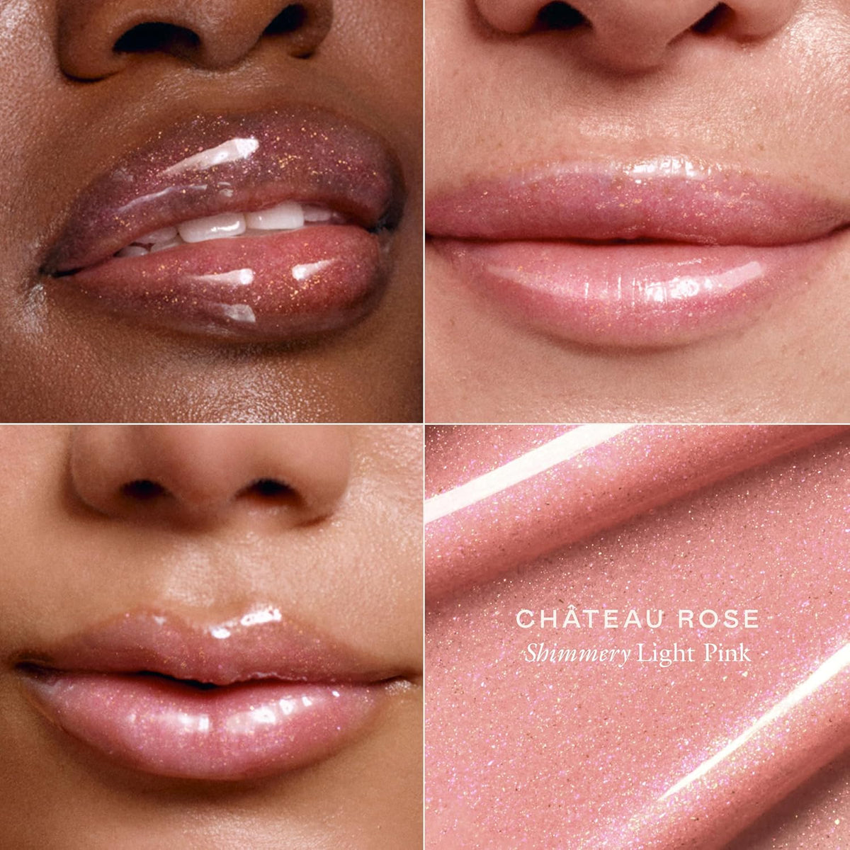 EADEM Tinted Lip Balm, Moisturizing Lip Gloss Tube for Women, Chateau Rose | Le Chouchou, Lip Softening Balm with Cooling Metal Applicator, Plumps & Smoothes Lips, Infused with Acai & Mongongo Butter
